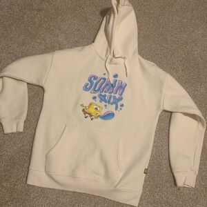 Nickelodeon SpongeBob Hoodie - Cream and Blue